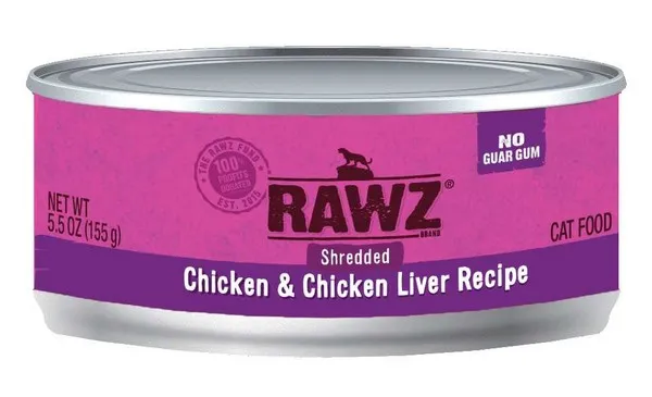 18/3 oz. Rawz Shredded Chicken & Chicken Liver - Health/First Aid